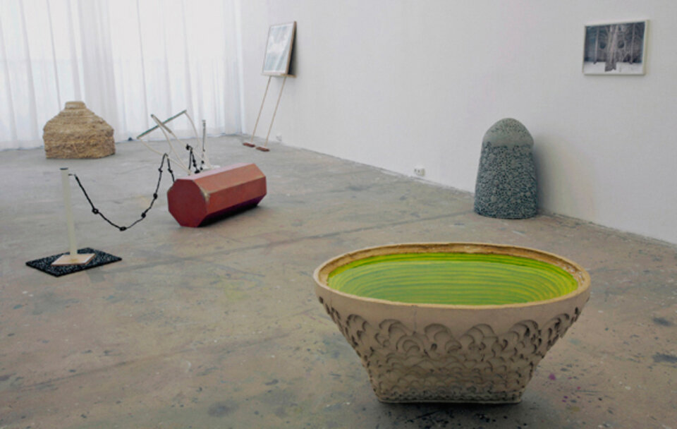 Ulrike Bernhardt - Ausstellungsansicht „In die Binsen gehen“ Art Max Braunschweig 